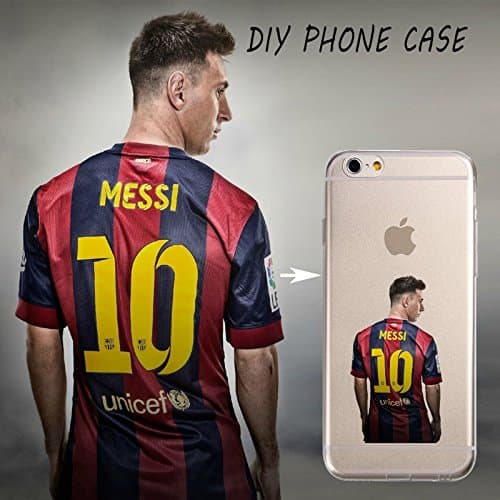 iPhone 6s Plus Case 5.5'', SPlGEN [Liquid Armor] SOFT-FLEX [Crystal Clear] Premium Clear Flexible Soft TPU / Extra Grip Case for Apple iPhone 6 Plus(2014) / 6s Plus 5.5 Inch (2015) - Crystal Clear (SPG118) (Messi)