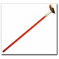Window Squeegee, 8"" Metal Head with Rubber Blade and Net Covered Foam, 32"" Wood Handle tool &amp; industrial