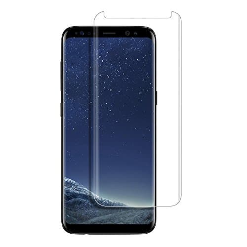 Galaxy S8 Screen Protector, Monez Half Coverage Version [Case Friendly][Anti-Scratch] [Anti-Fingerprint] HD Clear Protective Film Screen Protector for Samsung Galaxy S8 G950U Project Dream 5.8" Screen
