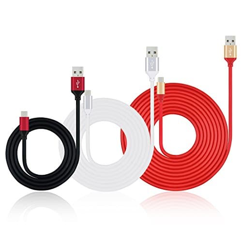 Micro USB Cable, MIVINE 3 Pack 10ft 6ft 3ft Android Charger Cable Micor USB to USB 2.0 Data Fast Charging Cord for Samsung Galaxy, Nexus, ZTE, Huawei, LG, Sony, HTC, Kindle, Nokia, Motorola and more