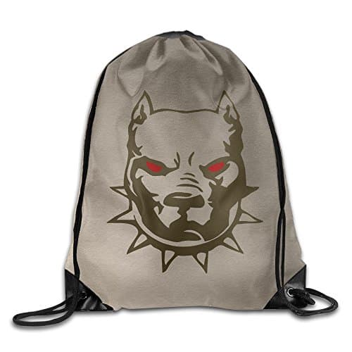 SAXON13 Unisex Playful American Bully Drawstring Backpack
