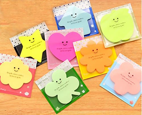 Sticky Note Creative Cute Memo Sticky Note Self-Stick Note Post-it Note( 8 Pack, 25 Sheets/ Pack)