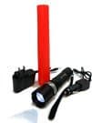 TACTICAL FLASHLIGHT WITH CAUTION CONE ATTACHMENT