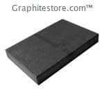 Medium Extruded Graphite Plate, 0.25" H x 10" W x 10" L, Each
