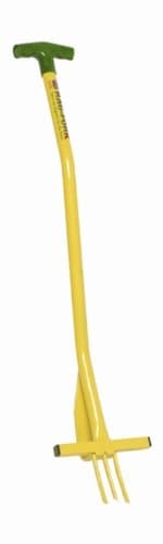 Eazi-Tools - Rag-Fork Ragwort Weed Fork T Handle Yellow