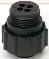 Amp - Te Connectivity Circular Connector, Plug, Size 11, 4 Position, Free Hanging - 206060-1