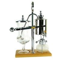Royal Belgian Balancing Siphon Coffee Maker Silver Chrome