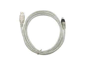 USB to 4 Pin Firewire IEEE 1394 Cable (Silver)