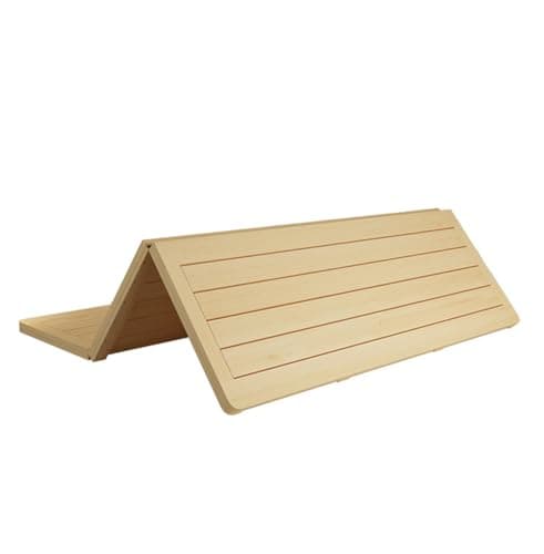 Foldable Bed Support Board, Solid Wood Breathable Ranked Skeleton Simples Wooden Mattress Soft Bed Becomes Hard Waist Protector Bed Board For Sofa(80x180cm)