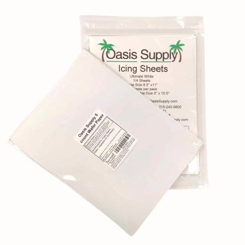 Burnaway Cake Paper Kit Icing Sheets &  Wafer Paper