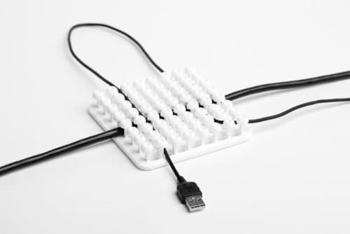 Cablox 8x8 Cable Management System 2-pack White