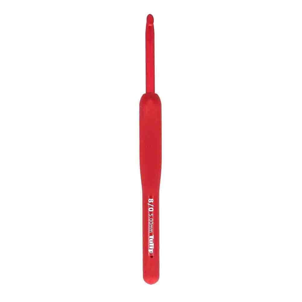 Etimo Red Crochet Hook Soft-Grip 5mm - 1pc