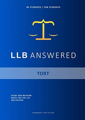 LLB Answered - Tort Law Core Guide