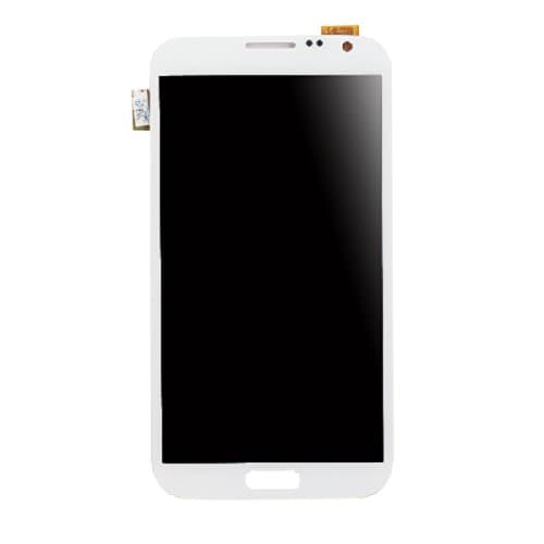White LCD Display Screen Touch Digitizer Assembly for Samsung Galaxy Note2 N7100