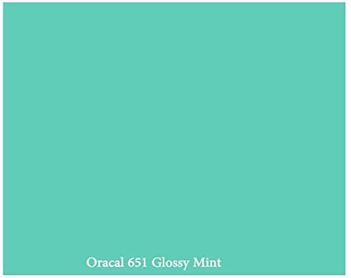 ORACAL 651 Mint Vinyl Solvent-Based Adhesive-Backed Calendared Wrap Decals (12" x 10ft)