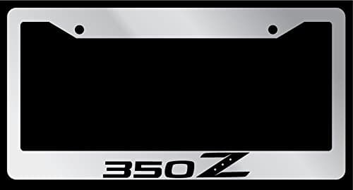 Chrome 350z License Plate Frame