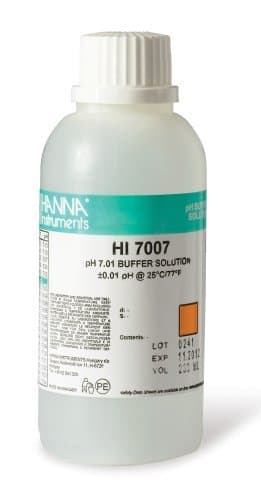 HI7007M 7.01 pH Calibration Buffer Solution, 230mL Bottle