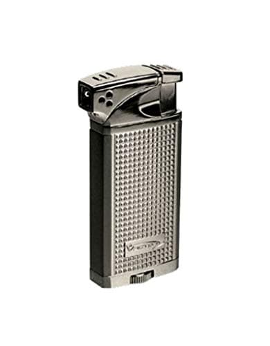 Vector Maximus 45 Soft Flame Pipe Lighter w/Tamper Tool (Hi Polish Chrome)