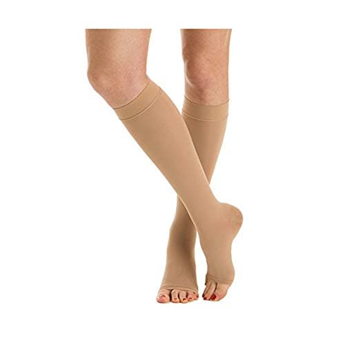 Mediven Plus -Calf / Open Toe - Compression 3° - Aperta - II, beige, normal | Medical Compression Stockings | Prophylactic & Advanced Usage for Venous Problems | Comfortable Plus Heel