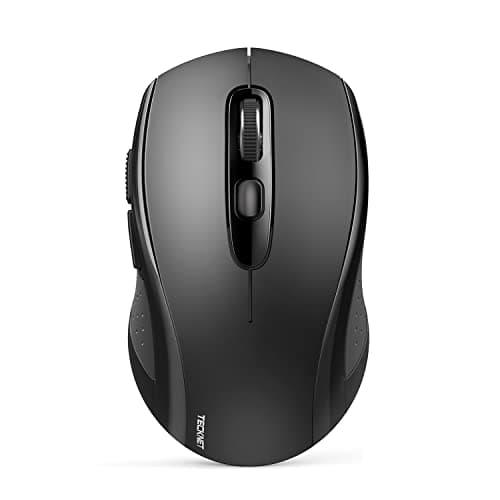 Bluetooth Wireless Mouse, 3 Modes Bluetooth 5.0 & 3.0 Mouse 2.4G Wireless Portable Optical Mouse With USB Nano Receiver, 2400 DPI For Laptop, Macbook, PC, Windows, Android, OS System (Black)
