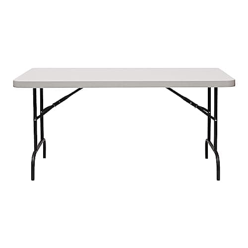 Iceberg 30" x 60" Folding Table, Platinum, IndestrucTable TOO 500 Series (MADE IN USA)