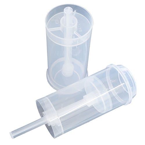 Clear Push-up Cake (Push Pop) Plastic Containers with Lids, Base & Sticks (6 Count) by HKGShopping