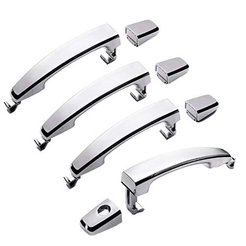 Outer door handle 4Pcs Chrome ABS Door Outer Handle Covers fit for Chevrolet Captiva Sport/fit for Aveo/Saturn Vue 96468254 96468266 96468266 (Color : As pic)
