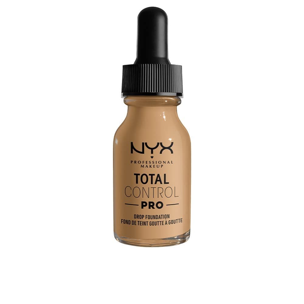 Total Control Pro Drop Foundation, Precise Dosage, Customised and Buildable Coverage, Vegan Formula, True-to-Skin Finish, 13 ml, Shade: Beige