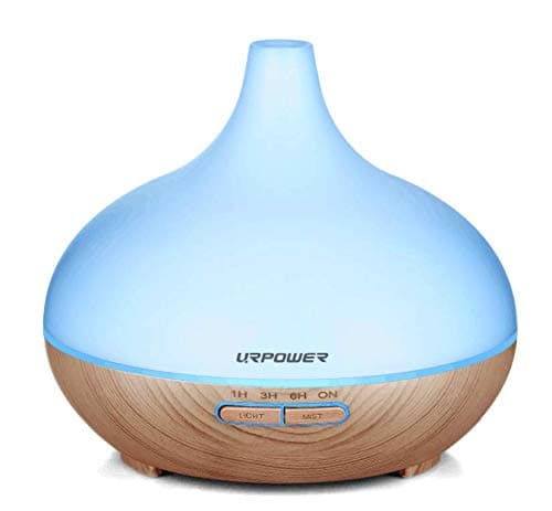 Aroma Diffuser 550ml Ultrasonic Aromatherapy Essential Oil Diffusers BS01 Portable Cool Mist Humidifier Multi-Color LED Light and Anti-Dry Protection Turn Off Automatically for Home Office