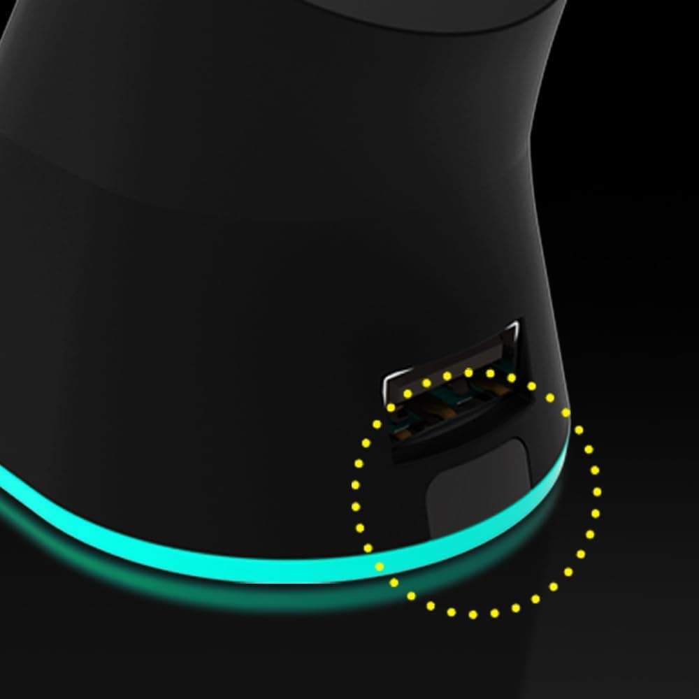 RGB Charging Dock for Logitech Computer Mouse G PRO X Superlight DEX/2/1, G502, G502 X Plus, G502 X Lightspeed, G703, G703 Hero, G903, G PRO Wireless - Computer Mice Powerplay Charging System (Black)