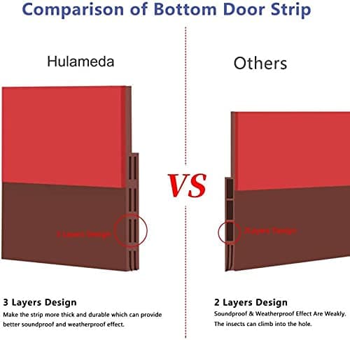 Brown Door Draft Excluder Strip