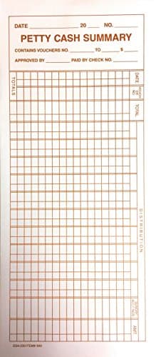 Petty Cash Envelopes (100/Pack)