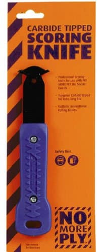 Scoring Knife - Cuts Tile Backer Boards