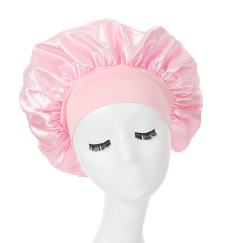 Pink Satin Bonnet