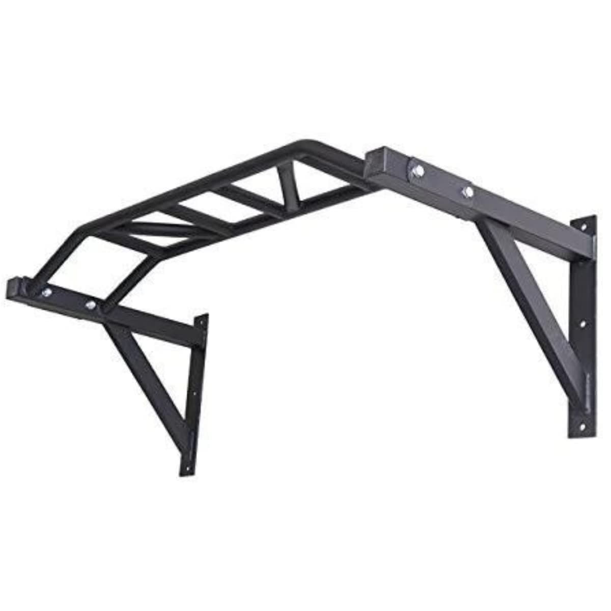 Wall Mounted Pull Up Bar | Chin Up Bar | Multi Grip Pull Up Station | Perfect for Commercial and Garage Gym