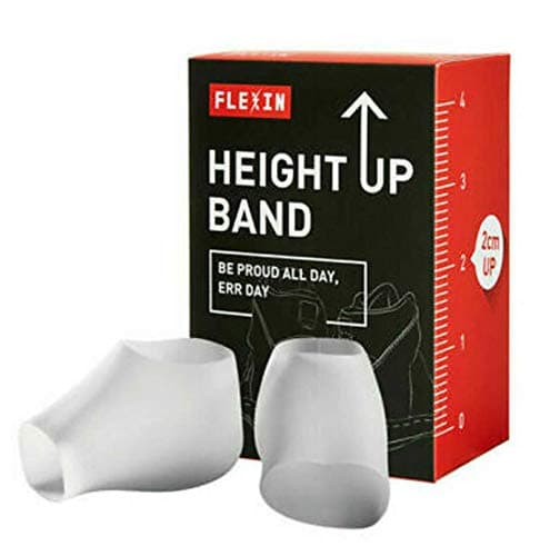 [Flexin] Height Increase Insole, Elevator Shoes, Comfortable Silicone Inserts Providing Excellent Cushioning Support, 1 Pair