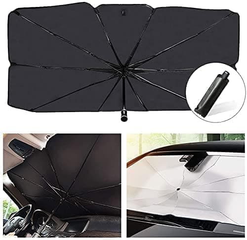 RITA UV Rays and Heat Sun Visor Protector Foldable Reflector Car Windshields Umbrella (79 x 145cm)