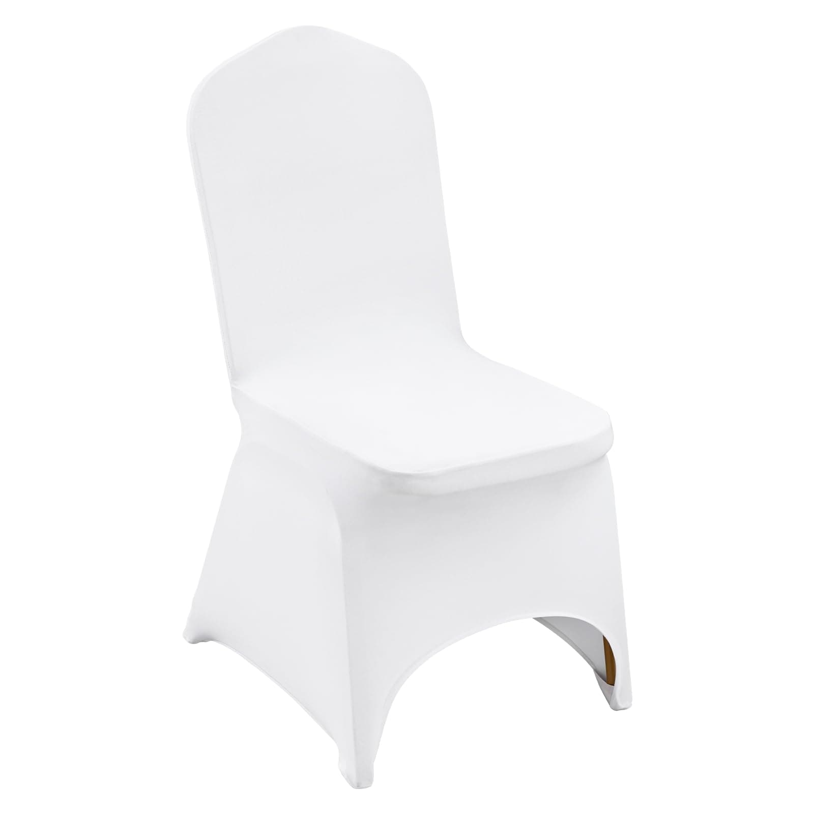Arched White Chair Covers