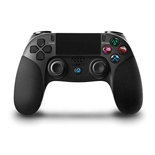 PS4 Controller Wireless, KINGEAR Wireless Pro Controller USB Gamepad for PS4 with Dual Vibration, Touchpad and Audio Function, Gaming Remote Playstation 4 Controller (Black)