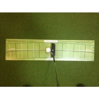 T STROKE GOLF PUTTING ARC MAT. PRACTICE TRAINING AID.