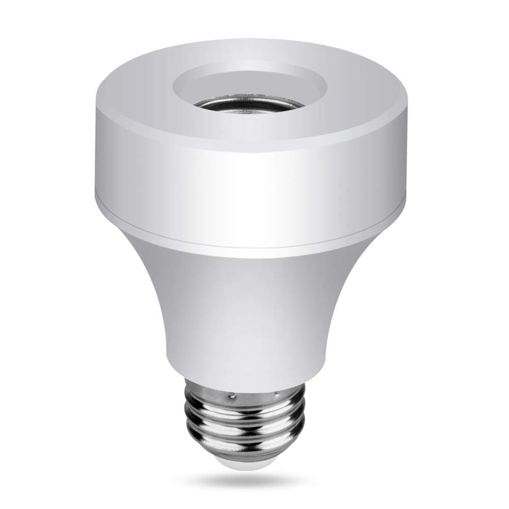 Aigital Smart Wifi Bulb Socket E26/E27 Bulb,Wi-Fi Led Light Bulbs Adapter Base Converter Timer Holder Wireless Lamp Adapter Compatible with Alexa, Google Assistant and IFTTT