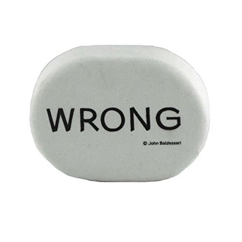 John Baldessari "Wrong" Eraser