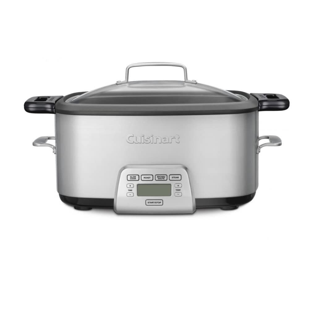 MSC-800 7-Quart 4-in-1 Cook Central Multicooker, Stainless Steel/Black