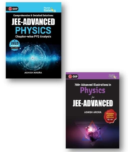 Physics Galaxy Advanced Illustration In Physics WITH JEE Advanced - Physics - Chapter Wise PYQ Analysis - 2024 (2-Books Set) [Paperback] Ashish Arora