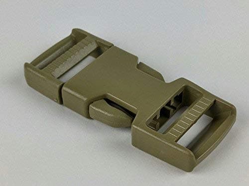 ITW Nexus Fastex SR1 MOLLE II Double Adjust Side Release Buckles Coyote Brown