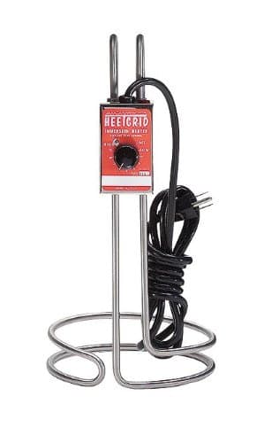 George Ulanet 290-6 HeetGrid Immersion Heater with Dial Controller, 1500 watts, 13" Dia, 115 VAC