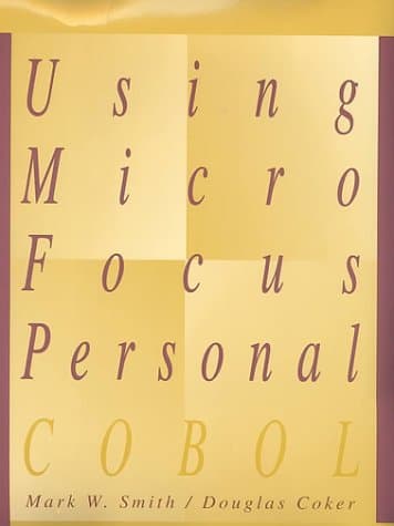 Using Micro Focus Personal Cobol
