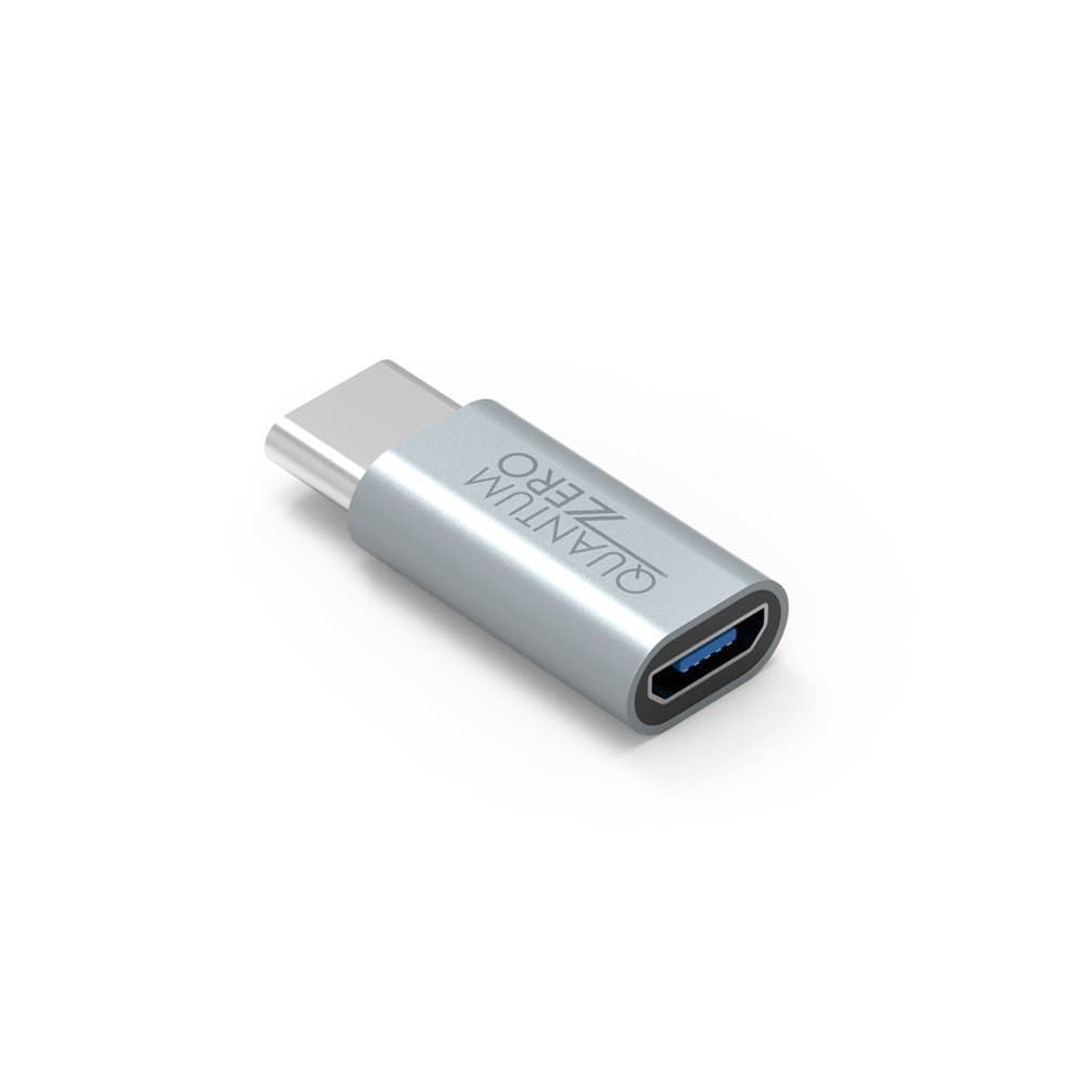 QuantumZERO FreeFLO USB Micro USB to Type C Converter Adapter for Charging and Data Transfer [Does NOT Support OTG] (Micro USB to Type C)