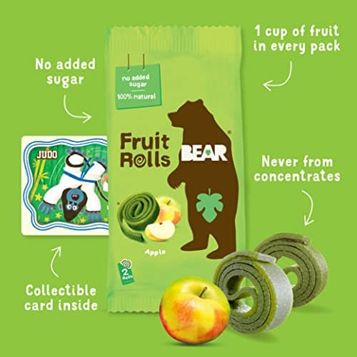 BEAR FRUIT ROLLS APPLE 20G X 5