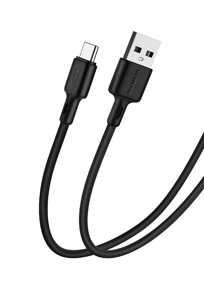 Fastline (OCD-C53), USB-A to Type-C Charging/Data Cable, 2A, 1M – Black